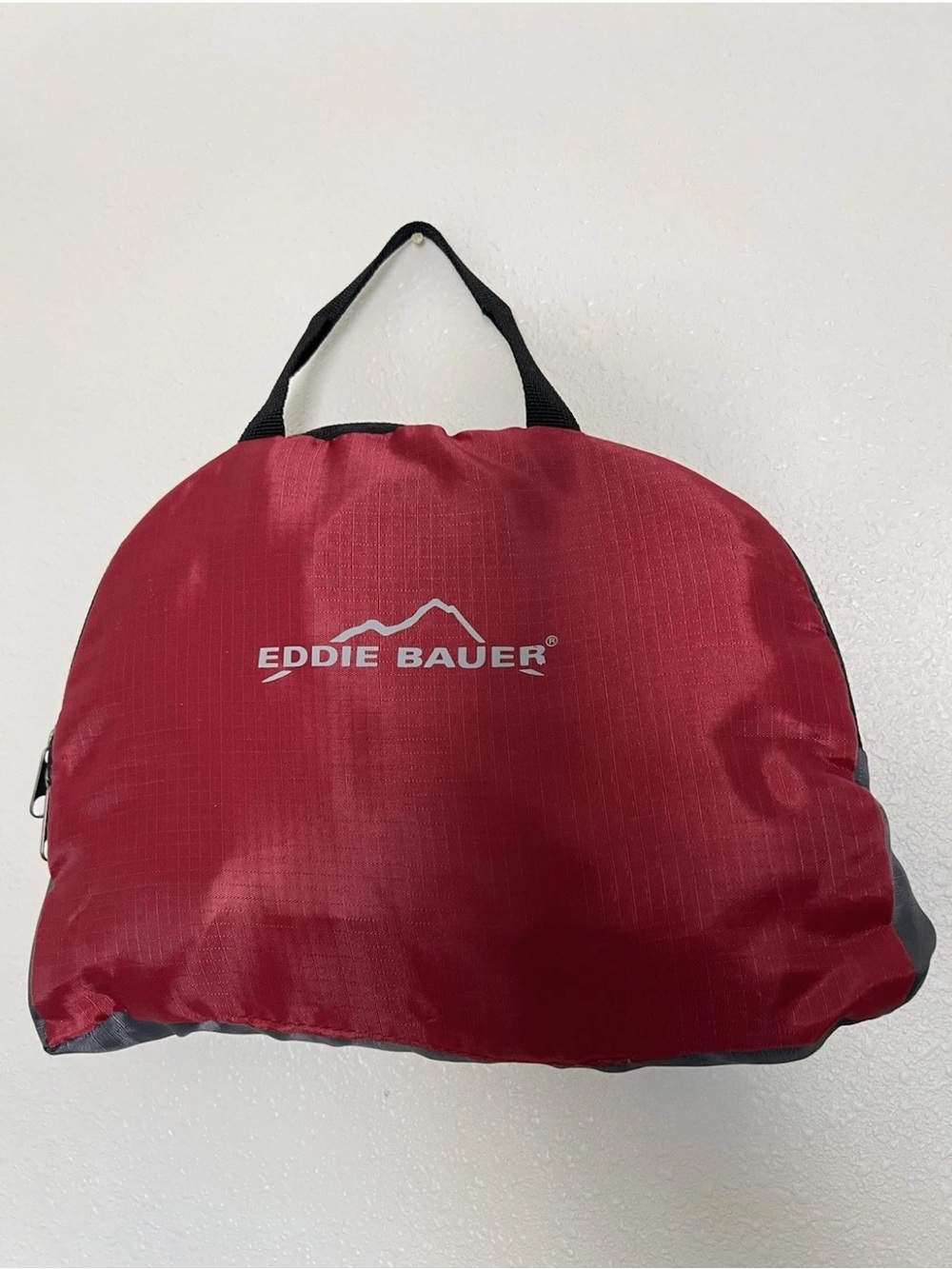 Eddie Bauer Stowaway Hiking Backpack Packable Red Travel Daypack